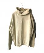 Maison Margielaメゾンマルジェラ）の古着「ロゴ刺繍パーカー」｜アイボリー