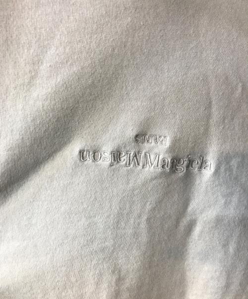 Maison Margiela（メゾンマルジェラ）Maison Margiela (メゾンマルジェラ) ロゴ刺繍パーカー アイボリー サイズ:Lの古着・服飾アイテム