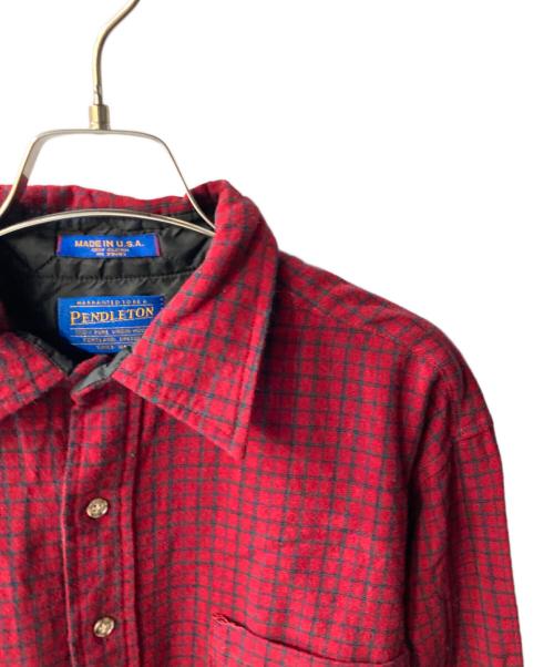 PENDLETON（ペンドルトン）PENDLETON (ペンドルトン) チェックシャツ レッド サイズ:Lの古着・服飾アイテム