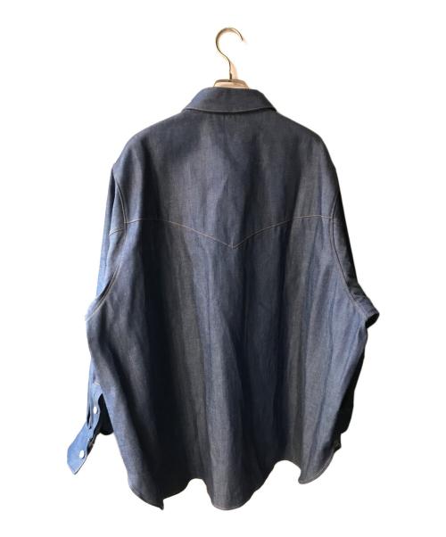 jieda（ジエダ）Jieda (ジエダ) DENIM OVERSIZED WESTERN SHIRT インディゴ サイズ:2の古着・服飾アイテム