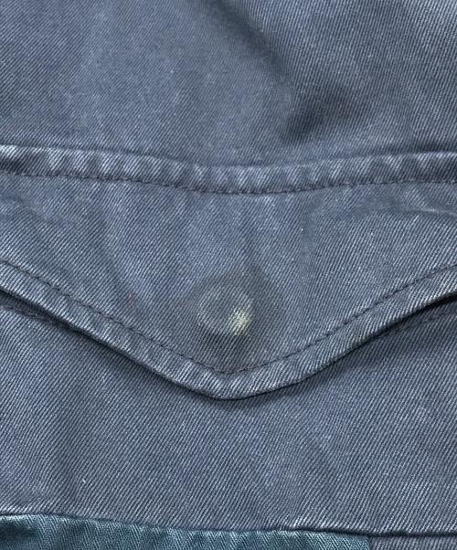 ANREALAGE（アンリアレイジ）ANREALAGE (アンリアレイジ) ミリタリーパッチワークジャケット ネイビー サイズ:48の古着・服飾アイテム