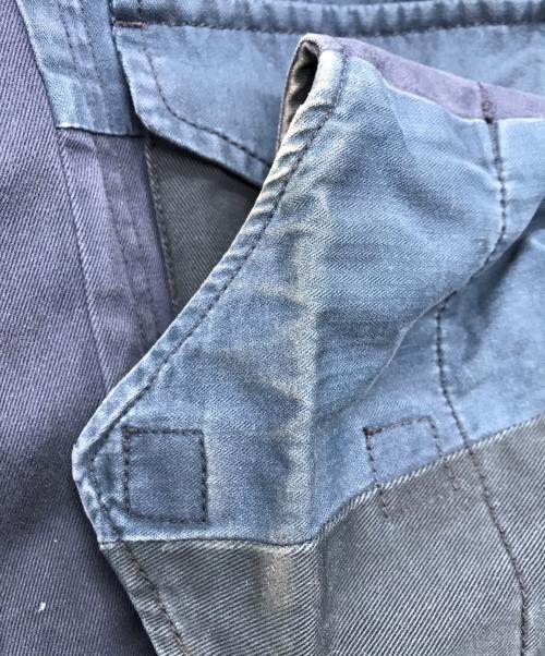 ANREALAGE（アンリアレイジ）ANREALAGE (アンリアレイジ) ミリタリーパッチワークジャケット ネイビー サイズ:48の古着・服飾アイテム