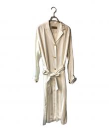 Ameri（アメリ）の古着「UNDRESSED STRIPE OVER SHIRT DRESS」｜ホワイト