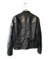 PRADA (プラダ) ナイロンレザー切替ジャケット ブラック サイズ:44：45000円