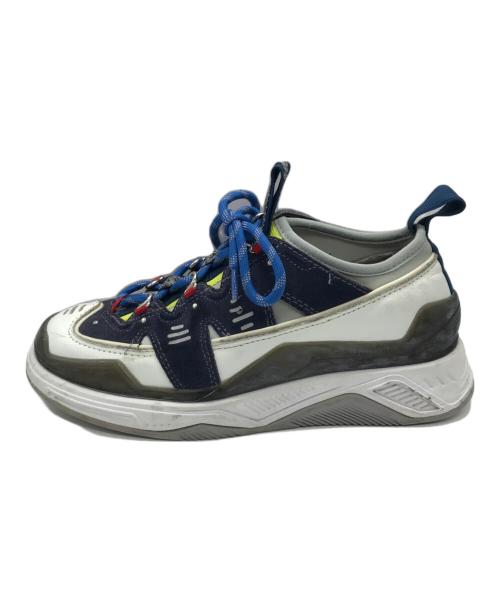 KENZO（ケンゾー）KENZO (ケンゾー) Klimb sneaker ネイビー×ホワイト サイズ:22.5cmの古着・服飾アイテム