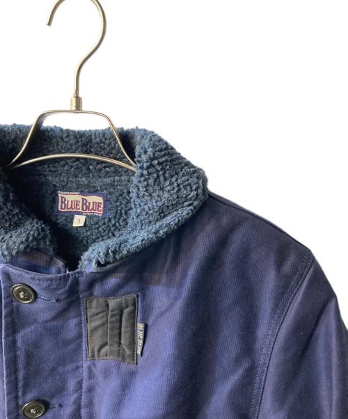 BLUE BLUE（ブルーブルー）BLUE BLUE (ブルーブルー) デッキジャケット ネイビー サイズ:1の古着・服飾アイテム