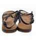 Ferragamo (フェラガモ) 編上げサンダル ブラック サイズ:6　1/2：5000円