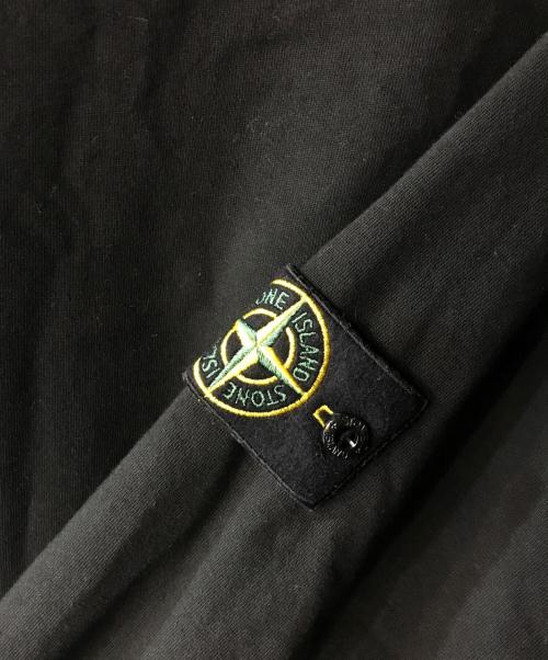 STONE ISLAND（ストーンアイランド）STONE ISLAND (ストーンアイランド) ガーメントダイ スウェット ロンT ブラック サイズ:XLの古着・服飾アイテム