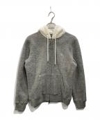 1piu1uguale3ウノピュウノウグァーレトレ）の古着「COMBI PARKA」｜グレー