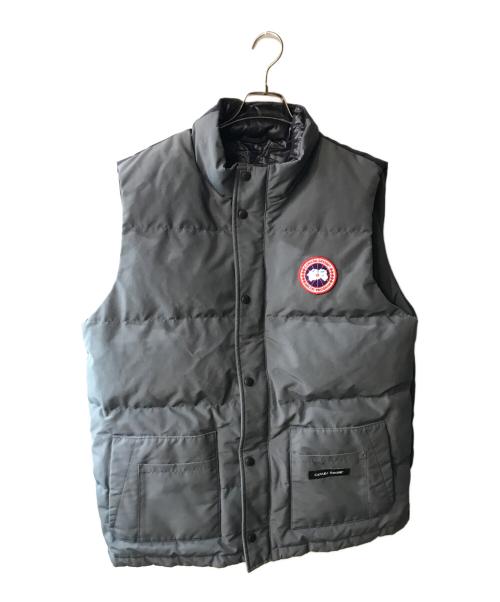 CANADA GOOSE（カナダグース）CANADA GOOSE (カナダグース) ダウンベスト グレー サイズ:2XLの古着・服飾アイテム