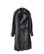 DEFENSE LOGISTICS AGENCYディフェンスロジスティクスエージェンシー）の古着「オールウェザーコート」｜ブラック