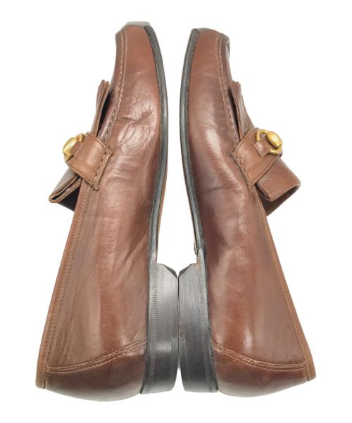 GUCCI（グッチ）GUCCI (グッチ) ローファー ブラウン サイズ: 41 1/2の古着・服飾アイテム