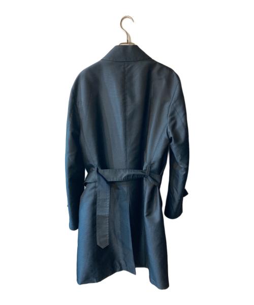 BLACK LABEL CRESTBRIDGE（ブラックレーベル クレストブリッジ）BLACK LABEL CRESTBRIDGE (ブラックレーベル クレストブリッジ) ステンカラーコート ネイビー サイズ:XLの古着・服飾アイテム