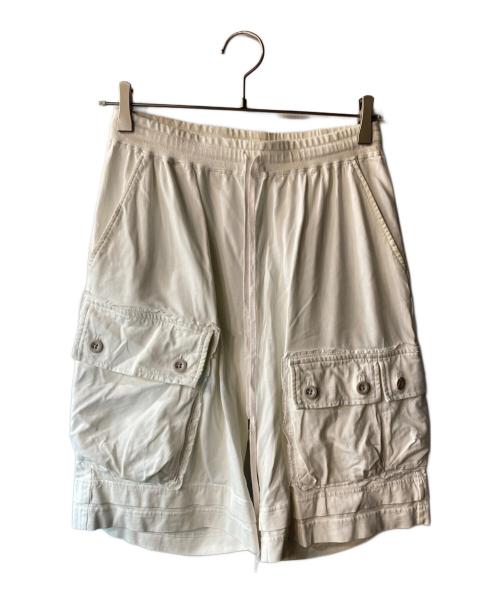 THE VIRIDI-ANNE（ヴィリジアン）THE VIRIDI-ANNE (ヴィリジアン) 天竺 ショーツ - jersey baggy short ホワイト サイズ:1の古着・服飾アイテム