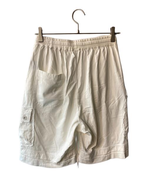 THE VIRIDI-ANNE（ヴィリジアン）THE VIRIDI-ANNE (ヴィリジアン) 天竺 ショーツ - jersey baggy short ホワイト サイズ:1の古着・服飾アイテム