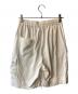 THE VIRIDI-ANNE (ヴィリジアン) 天竺 ショーツ - jersey baggy short ホワイト サイズ:1：4000円
