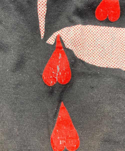 Saint Laurent Paris（サンローランパリ）Saint Laurent Paris (サンローランパリ) ブラッドラスター プリントTシャツ ブラック サイズ:Sの古着・服飾アイテム