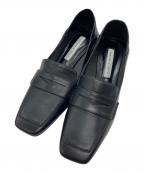 CHARLES & KEITHチャールズアンドキース）の古着「スクエアトゥローファー」｜ブラック