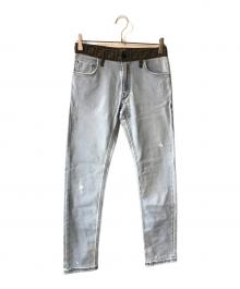 FENDI（フェンディ）の古着「ズッカ柄切替デニムパンツ」｜インディゴ