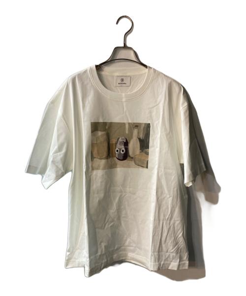 RIVORA（リヴォラ）RIVORA (リヴォラ) プリントTシャツ ホワイト サイズ:XLの古着・服飾アイテム