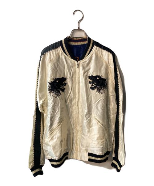 テーラー東洋（テーラートウヨウ）テーラー東洋 (テーラートウヨウ) Mid 1950s Style Acetate Souvenir Jacket アイボリー サイズ:Lの古着・服飾アイテム