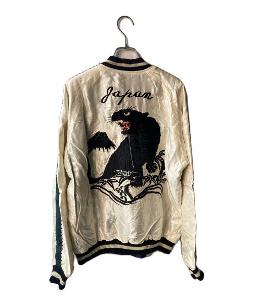 テーラー東洋（テーラートウヨウ）テーラー東洋 (テーラートウヨウ) Mid 1950s Style Acetate Souvenir Jacket アイボリー サイズ:Lの古着・服飾アイテム