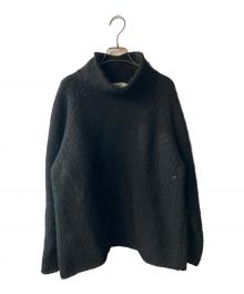 THE SHINZONE（ザ シンゾーン）の古着「ウールハイネック ラグランスリーブニットプルオーバー」｜ブラック