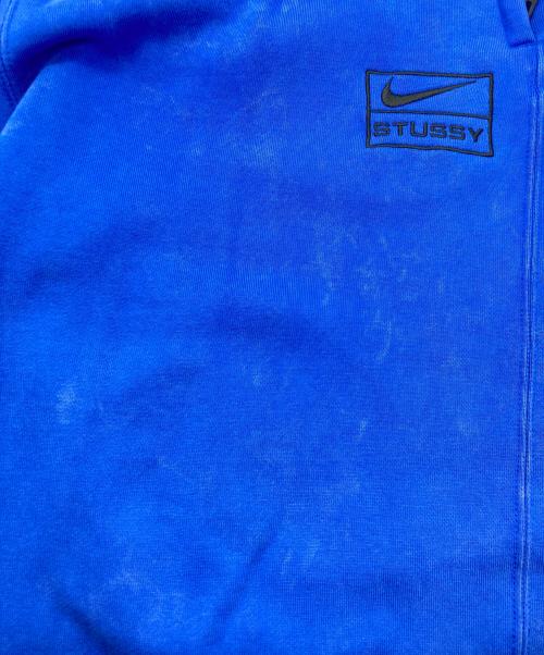 NIKE（ナイキ）NIKE (ナイキ) stussy (ステューシー) Acid Wash Fleece Pant ブルー サイズ:Sの古着・服飾アイテム