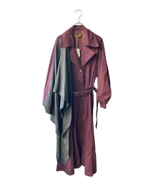 Belle vintage（ベル ヴィンテージ）belle vintage (ベル ヴィンテージ) ドッキングコート ボルドー サイズ:free 未使用品の古着・服飾アイテム