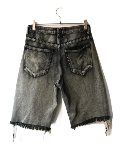 THUG CLUB（サグ クラブ）THUG CLUB (サグ クラブ) ダブルニー デニム ショート パンツ グレー サイズ:1の古着・服飾アイテム