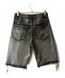THUG CLUB (サグ クラブ) ダブルニー デニム ショート パンツ グレー サイズ:1：23000円