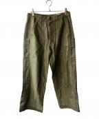 STANDARD JOURNAL by TERADAスタンダードジャーナルバイテラダ）の古着「Military Pants」｜カーキ