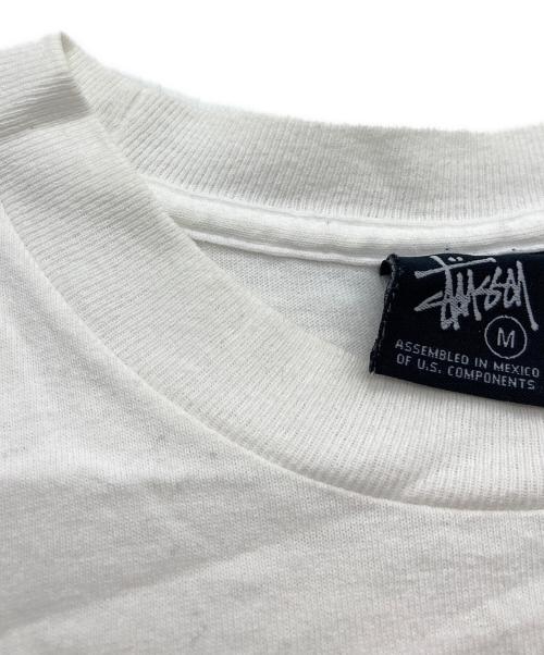 stussy（ステューシー）stussy (ステューシー) プリントTシャツ ホワイト サイズ:Mの古着・服飾アイテム