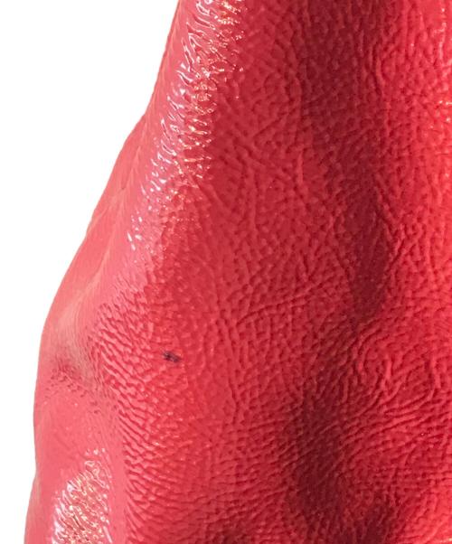 GUCCI（グッチ）GUCCI (グッチ) インターロッキングG パテントチェーンショルダーバッグ ピンクの古着・服飾アイテム