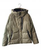 BEAUTY&YOUTHビューティーアンドユース）の古着「小松マテーレ ナイロン アライドダウンジャケット」｜カーキ