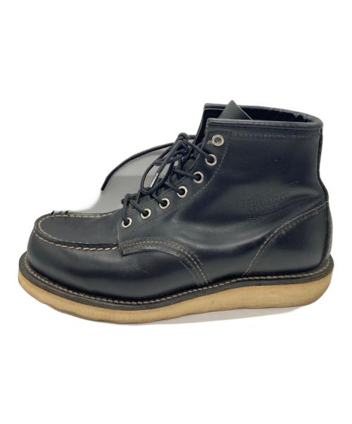 RED WING（レッドウィング）RED WING (レッドウィング) 6inch CLASSIC MOC TOE ブラック サイズ:7Eの古着・服飾アイテム