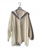 Candy Stripperキャンディーストリッパー）の古着「LACY SAILOR ONE-PIECE」｜ホワイト