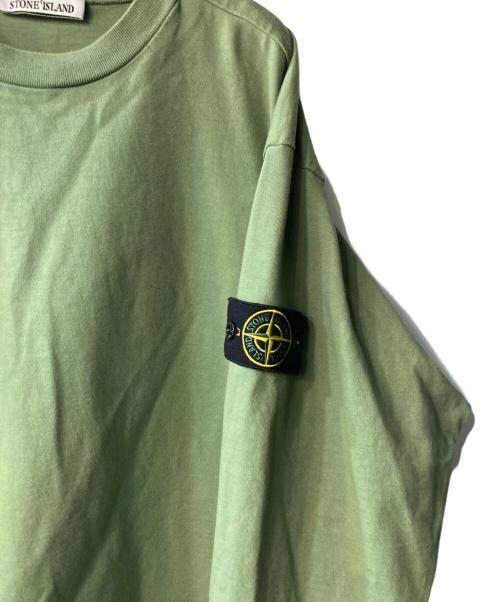 STONE ISLAND（ストーンアイランド）STONE ISLAND (ストーンアイランド) ガーメントダイスウェット グリーン サイズ:XLの古着・服飾アイテム