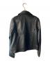RAY BEAMS (レイ ビームス) ラムレザーダブルライダースブルゾン ブラック サイズ:S：7000円
