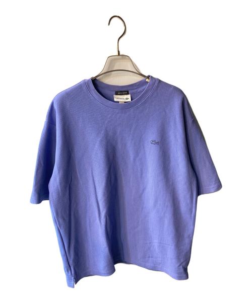 LACOSTE（ラコステ）LACOSTE (ラコステ) BEAUTY&YOUTH (ビューティーアンドユース) 別注 EXCLUSIVE EDIRION 1 TONE Tee ブルー サイズ:3の古着・服飾アイテム