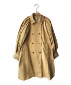 Katrin TOKYOカトリーン トーキョー）の古着「2way balloon sleeve long trench coat」｜ベージュ