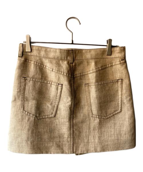 Acne studios（アクネ ストゥディオス）ACNE STUDIOS (アクネ ストゥディオス) ヘンプスカート ベージュ サイズ:36の古着・服飾アイテム