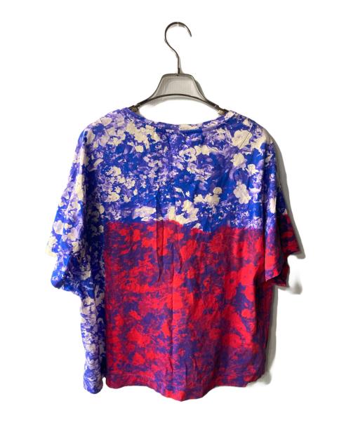 DRIES VAN NOTEN（ドリスヴァンノッテン）DRIES VAN NOTEN (ドリスヴァンノッテン) 花柄カットソー レッド×ブルー サイズ:Sの古着・服飾アイテム