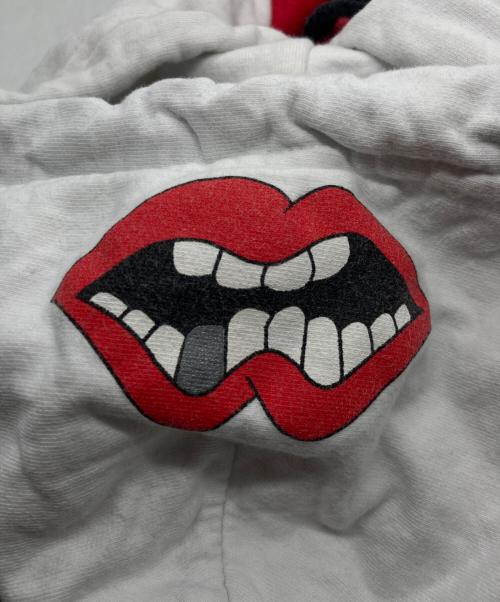 CHROME HEARTS（クロムハーツ）CHROME HEARTS (クロムハーツ) MATTY BOY (マッティー ボーイ) TRICO LORE LOGO HUUDIE レッド×ブルー サイズ:Mの古着・服飾アイテム