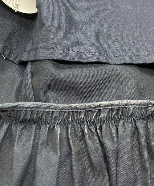 MIU MIU（ミュウミュウ）MIU MIU (ミュウミュウ) フリルデザインコート ブラック サイズ:36の古着・服飾アイテム