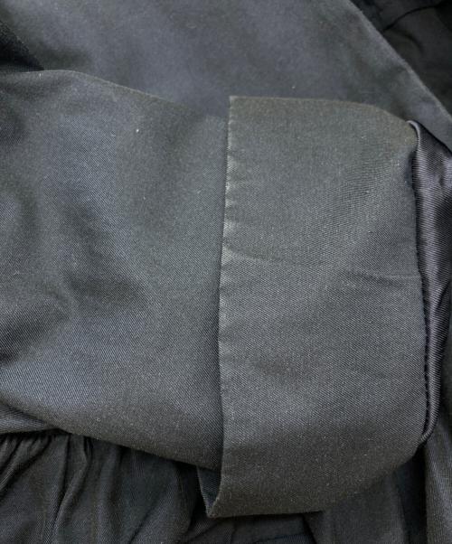 MIU MIU（ミュウミュウ）MIU MIU (ミュウミュウ) フリルデザインコート ブラック サイズ:36の古着・服飾アイテム