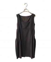 FOXEY NEWYORK（フォクシーニューヨーク）の古着「レディエンパイアワンピース」｜ボルドー