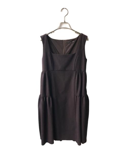 FOXEY NEWYORK（フォクシーニューヨーク）FOXEY NEWYORK (フォクシーニューヨーク) レディエンパイアワンピース ボルドー サイズ:40の古着・服飾アイテム