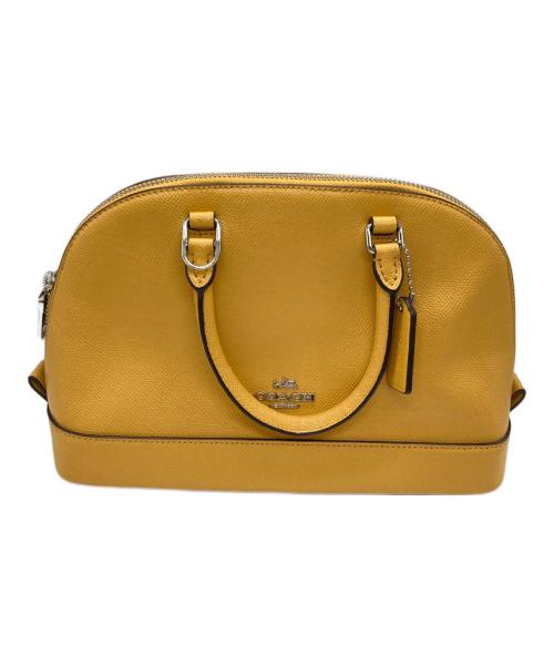 COACH（コーチ）COACH (コーチ) ハンドバッグ イエローの古着・服飾アイテム