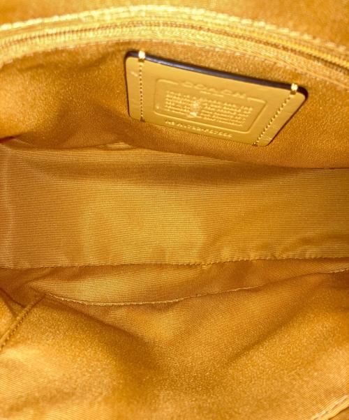 COACH（コーチ）COACH (コーチ) ハンドバッグ イエローの古着・服飾アイテム
